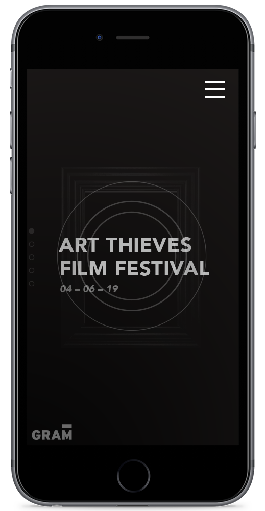 festival mobile homepage